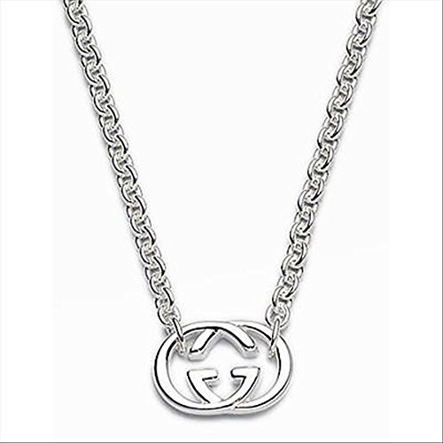 Oiritaly Necklace Woman Gucci YBB19048900100U Silver Britt Silver